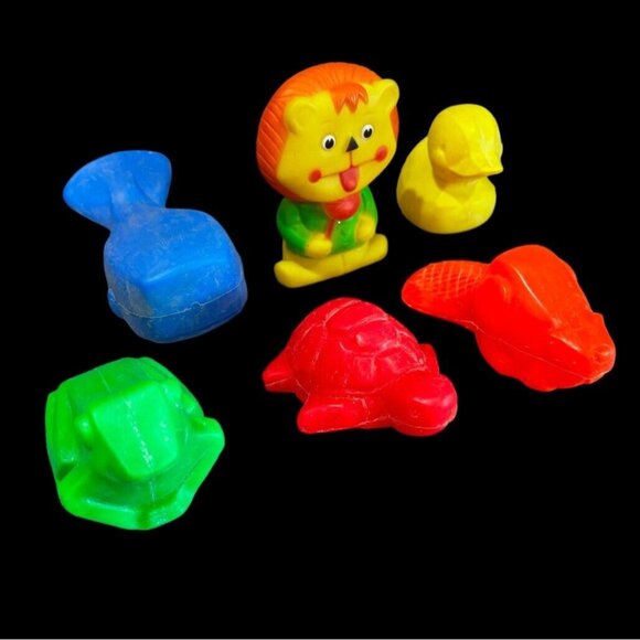 unbranded-toys-97s-vintage-hard-plastic-animal-bath-toys-childrens